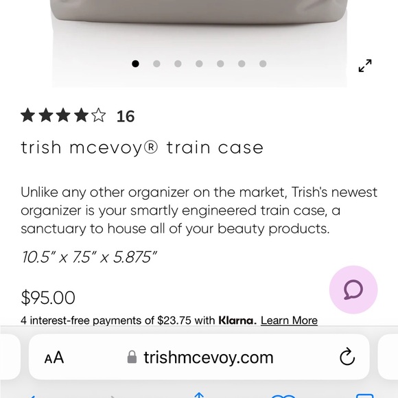 Trish McEvoy toiletry kit - Picture 6 of 6
